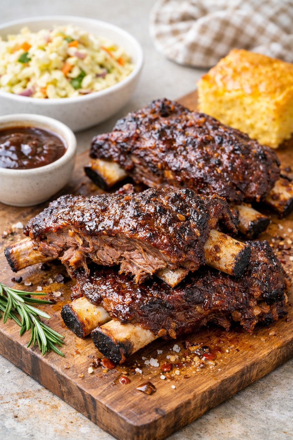 A tray of Baked Beef Back Ribs coated in sauce and cooked until juicy, perfect for Beef Back Ribs In The Oven lovers. This hearty dish fits Beef Back Ribs Recipe Ovens, Beef Ribs Oven, Bbq Beef Ribs On The Grill, Beef Back Ribs Oven, Beef Ribs In The Oven Quick, Beef Ribs Recipe Oven, and Beef Ribs In The Oven searches beautifully.