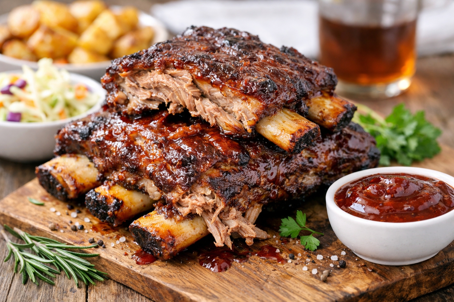 A tray of Baked Beef Back Ribs coated in sauce and cooked until juicy, perfect for Beef Back Ribs In The Oven lovers. This hearty dish fits Beef Back Ribs Recipe Ovens, Beef Ribs Oven, Bbq Beef Ribs On The Grill, Beef Back Ribs Oven, Beef Ribs In The Oven Quick, Beef Ribs Recipe Oven, and Beef Ribs In The Oven searches beautifully.