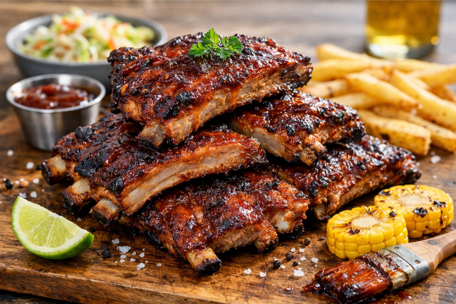A platter of saucy Best Grilled Ribs fresh from the barbecue, featuring How To Make The Best Barbecue Ribs with Easy Ribs On Grill flavor. Perfect for Best Ribs Recipe Grill, Ribs On Grill Recipe, Grilled Ribs Recipe, Grilled Ribs Cooking Tips, a Quick Grilled Ribs Recipe, and smoky Grilled Ribs On Gas Grill inspiration.
