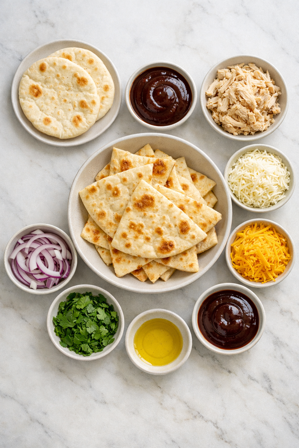 A crispy, cheesy BBQ chicken flatbread sliced and served warm on a baking tray, perfect for Easy Bbq, Chicken Flatbread Recipes, Chicken Flatbread Pizza, Bbq Chicken Flatbread, Easy Bbq Chicken, Chicken Flatbread, Flatbread Pizza, Flatbread Recipes, and Flatbread