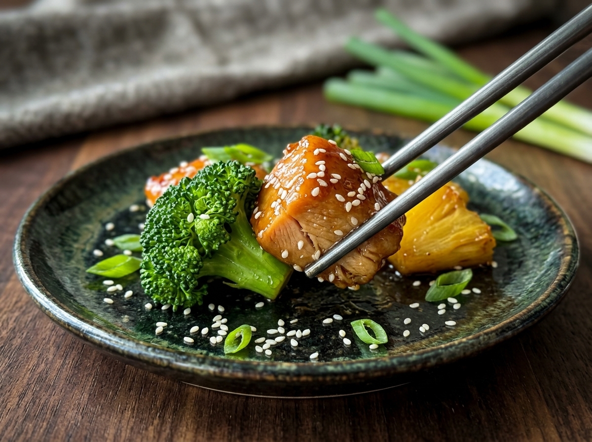 Easy Teriyaki Pineapple Chicken Sheet Pan Dinner
