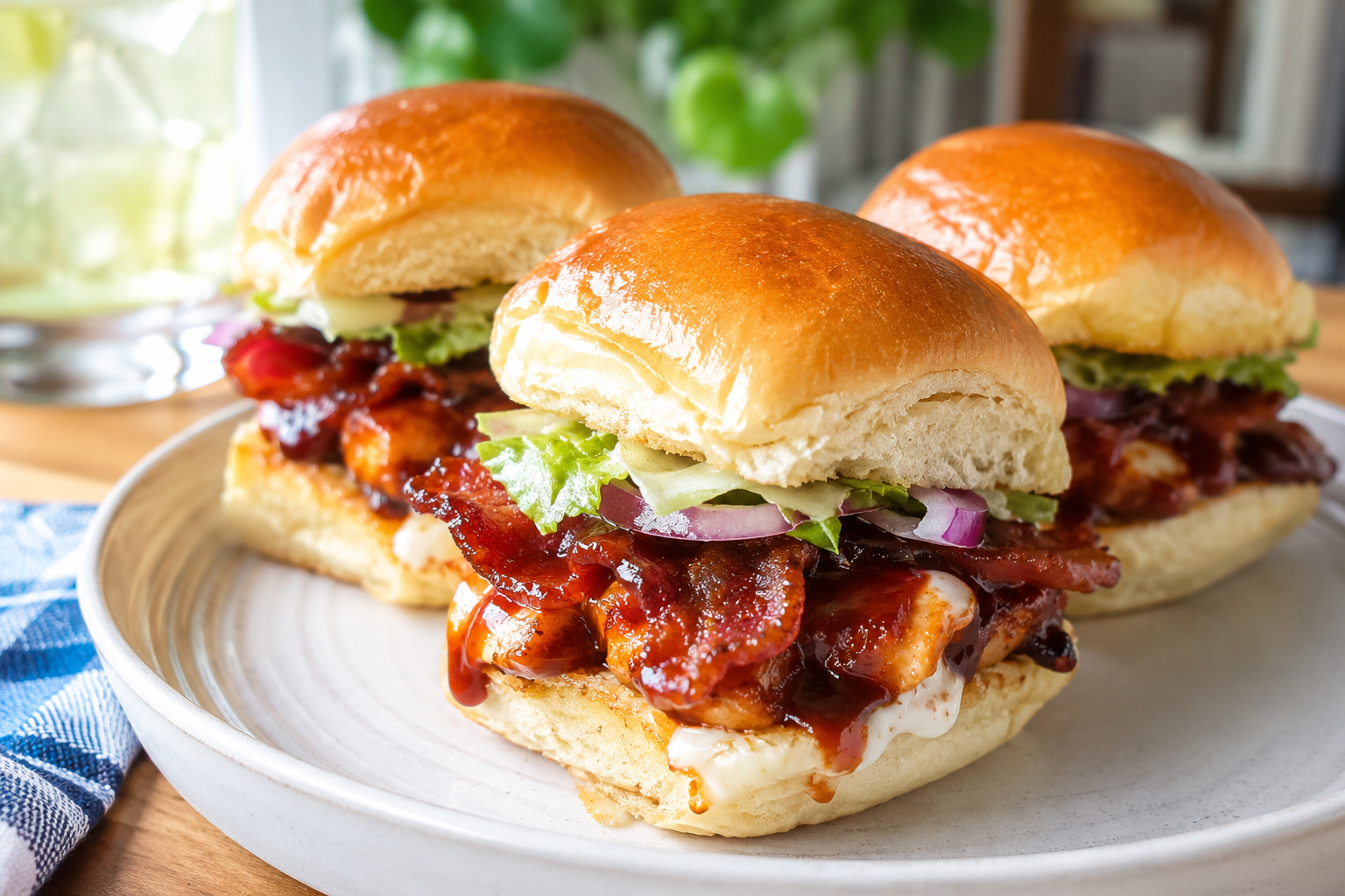 Easy BBQ Chicken Sliders with Bacon Ranch Everyone Will Want Again