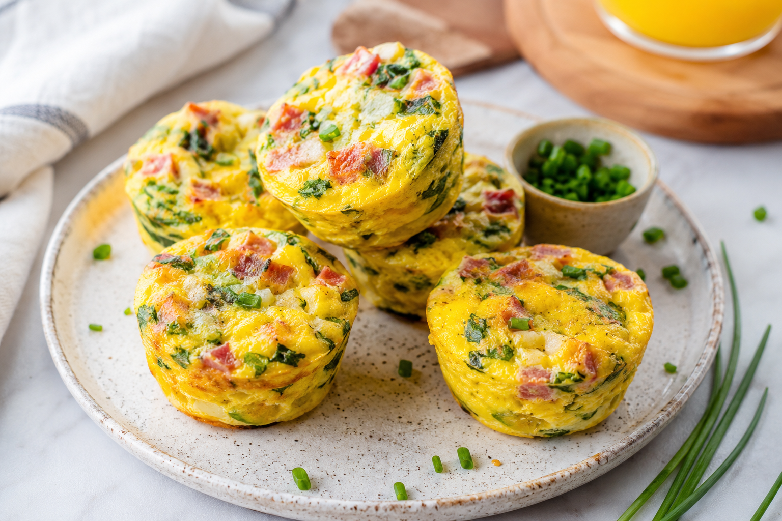 Mini Muffin Tin Egg Bites for Easy Healthy Breakfast Mornings