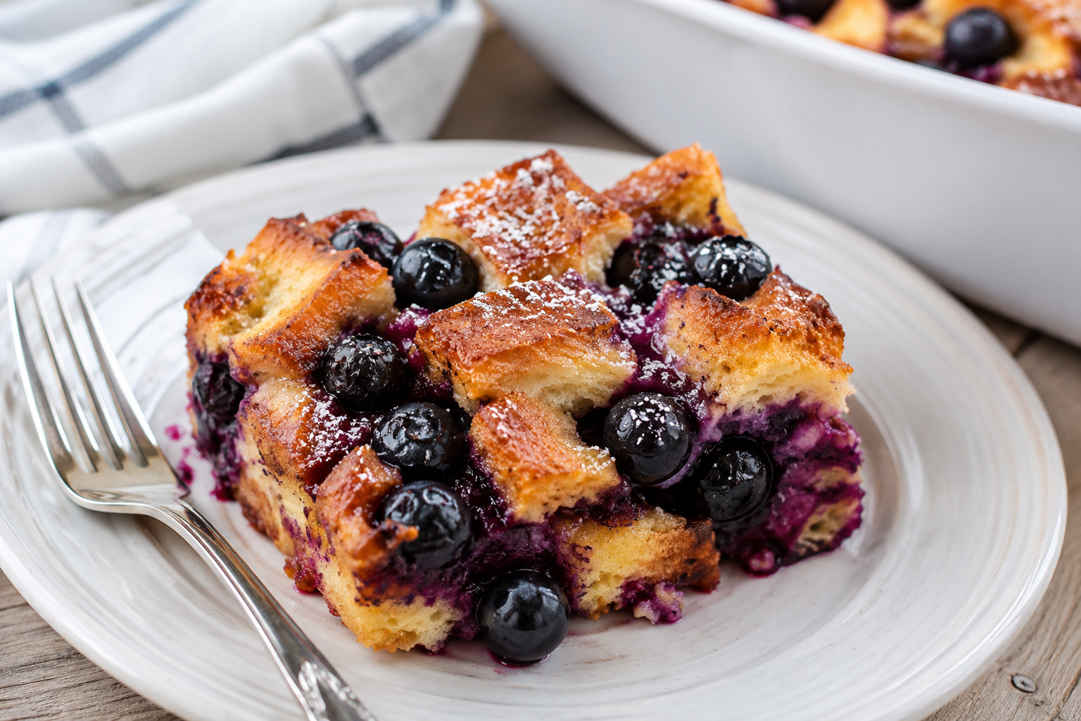 Quick Blueberry French Toast Casserole for Easy Brunch