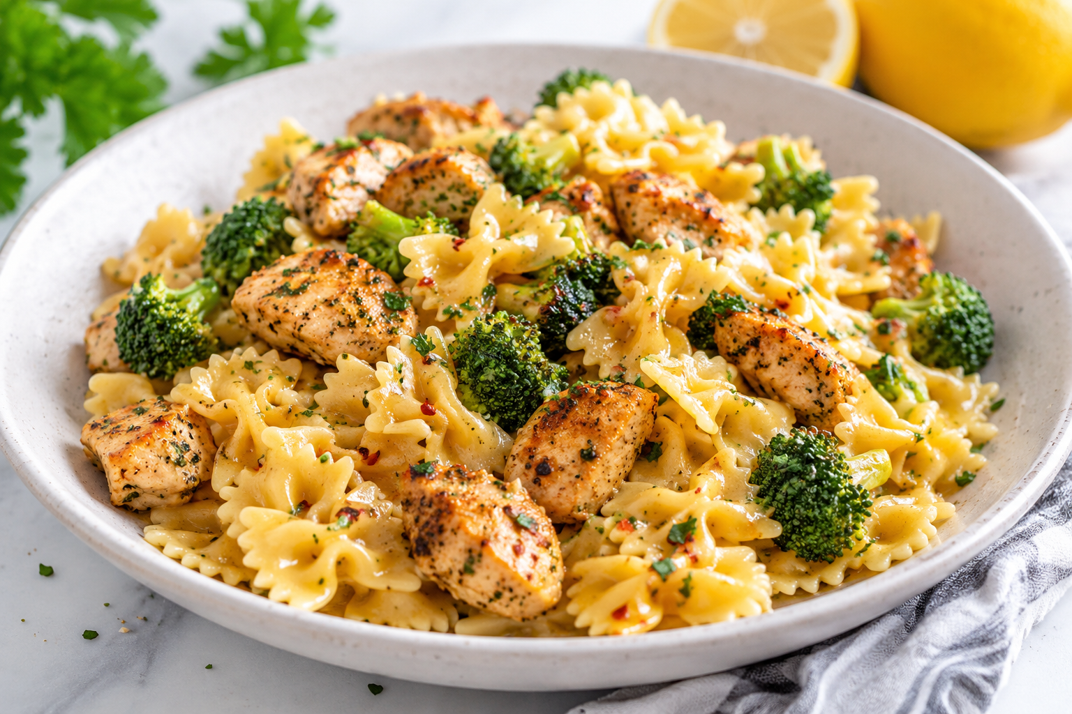 Easy Cowboy Butter Lemon Bowtie Chicken Everyone Will Ask You to Make Again